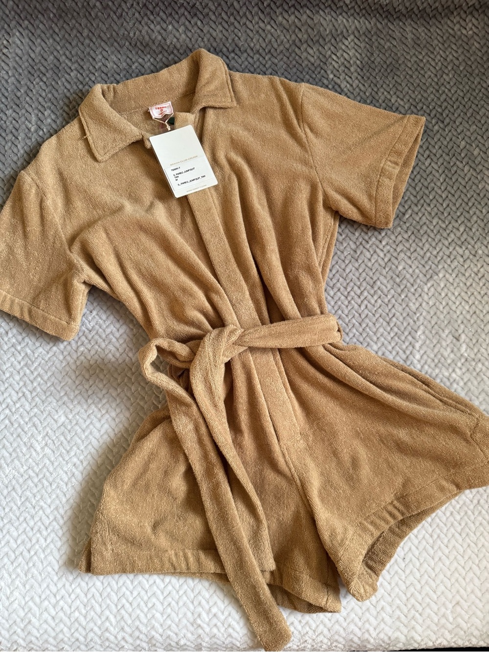 Terry-t.com organic cotton terry towel romper